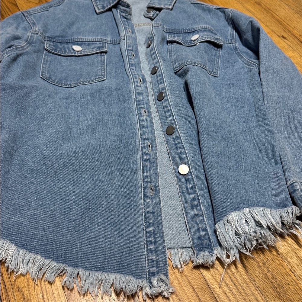 Zeagoo Light Blue Denim Jacket NWT
Oversized - Picture 4 of 4